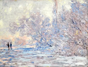 Le Givre à Giverny by Claude Monet