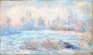 Frost near Vetheuil, 1880 by Claude Monet