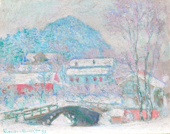 Sandvika, Norway 1895 by Claude Monet, oil painting reproduction on canvas Sandvika, Norway 1895 by Claude Monet
