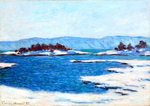 Au Bord Du Fjord De Christiania by Claude Monet, oil painting reproduction on canvas Au Bord Du Fjord De Christiania by Claude Monet
