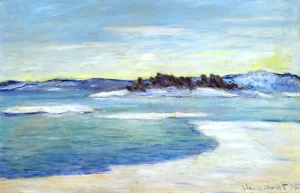 Au Bord Du Fjord, Près Christiania by Claude Monet Au Bord Du Fjord, Près Christiania by Claude Monet