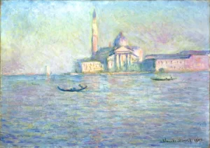 San Giorgio Maggiore, 1908 by Claude Monet San Giorgio Maggiore, 1908 by Claude Monet