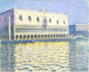 The Doges Palace (Le Palais Ducal) by Claude Monet The Doges Palace (Le Palais Ducal) by Claude Monet