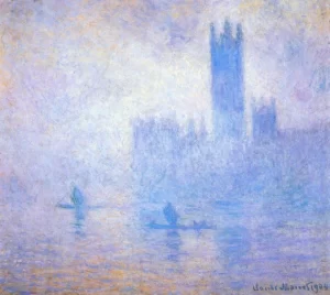 Houses of Parliament, Fog Effect, 1904 by Claude Monet