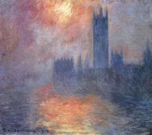Houses of Parliament, Sunset, 1904 by Claude Monet