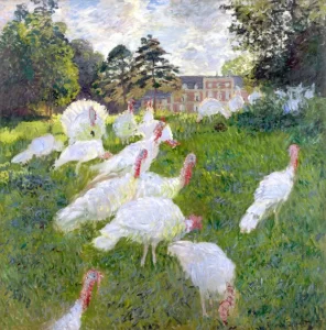 The Turkeys, 1876 by Claude Monet