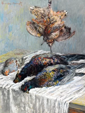 Faisans, Bécasses Et Perdrix by Claude Monet
