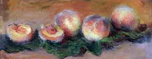 Peaches by Claude Monet