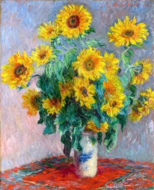 Bouquet of Sunflowers by Claude Monet