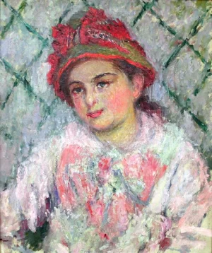 Blanche Hoschede, 1880 by Claude Monet Blanche Hoschede, 1880 by Claude Monet