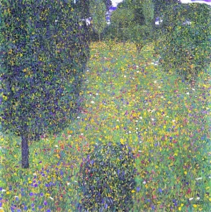 Landscape Garden (Meadow in Flower) by Gustav Klimt