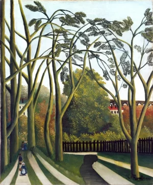 The Banks of the Bièvre near Bicêtre by Henri Rousseau
