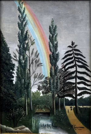 Lac Daumesnil (Effet d'orage) by Henri Rousseau Lac Daumesnil (Effet d'orage) by Henri Rousseau