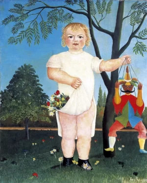 To celebrate the child! by Henri Rousseau To celebrate the child! by Henri Rousseau