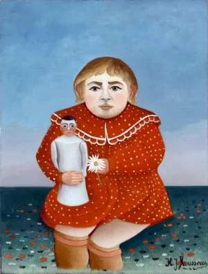 Child-with-Doll by Henri Rousseau Child-with-Doll by Henri Rousseau