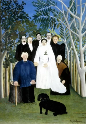 The Wedding Party by Henri Rousseau The Wedding Party by Henri Rousseau