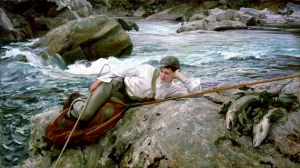 On His Holidays, Norway 1901 by John Singer Sargent