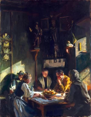 Tyrolese Interior 1915 by John Singer Sargent Tyrolese Interior 1915 by John Singer Sargent