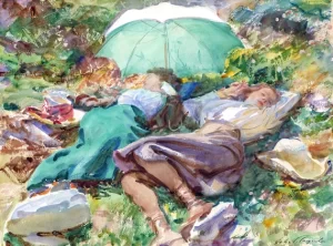 A Siesta by John Singer Sargent