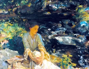 The Black Brook (Rose-Marie Osmond) 1908 by John Singer Sargent