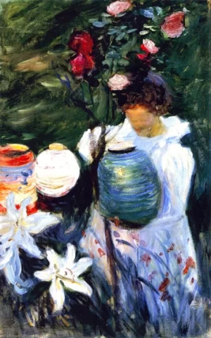 Study For Carnation, Lily, Lily, Rose’ 1885 by John Singer Sargent