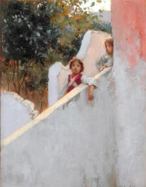 Ricordi Di Capri 1878 by John Singer Sargent