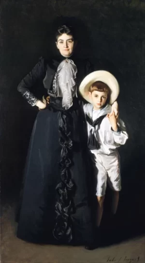 Portrait of Mrs. Edward L. Davis and Her Son, Livingston Davis 1890 by John Singer Sargent Portrait of Mrs. Edward L. Davis and Her Son, Livingston Davis 1890 by John Singer Sargent