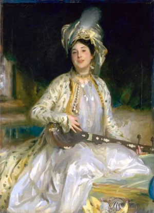 Almina Daughter of asher Wertheimer 1908 by John Singer Sargent Almina Daughter of asher Wertheimer 1908 by John Singer Sargent