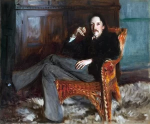 Robert Louis Stevenson 1887 by John Singer Sargent