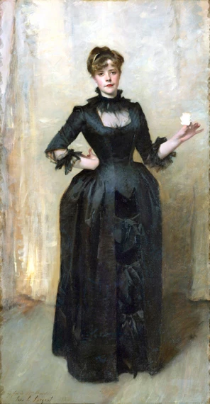 Lady With the Rose 1882 by John Singer Sargent