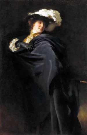 Portrait of Ena Wertheimer-A Vele Gonfie 1905 by John Singer Sargent Portrait of Ena Wertheimer-A Vele Gonfie 1905 by John Singer Sargent