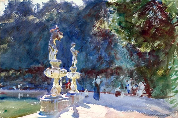Florence-Fountain, Boboli Gardens 1910 by John Singer Sargent