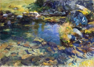 Alpine Pool 1907 by John Singer Sargent