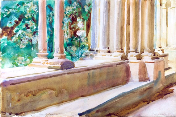 Tarragona Terrace and Garden 1908 by John Singer Sargent