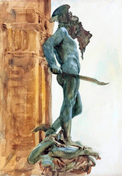 Perseus 1902 by John Singer Sargent, oil painting reproduction on canvas Perseus 1902 by John Singer Sargent