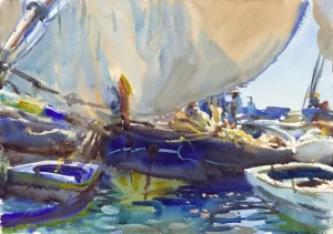Melon Boats 1909 by John Singer Sargent