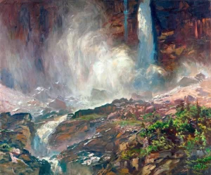 Yoho Falls, 1916 by John Singer Sargent