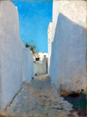 A Moroccan Street Scene 1879 by John Singer Sargent