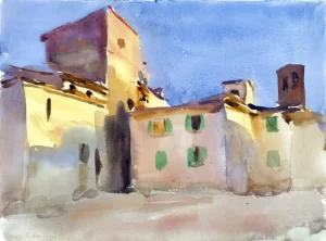 Borgo San Lorenzo by John Singer Sargent