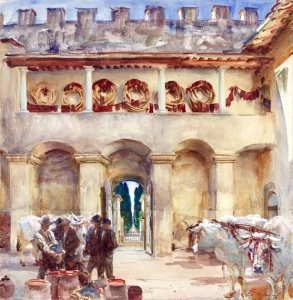 Florence-Torre Galli 1910 by John Singer Sargent