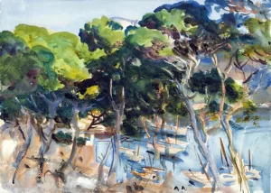 Port of Soller 1908 by John Singer Sargent