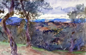 Hillside 1910 by John Singer Sargent