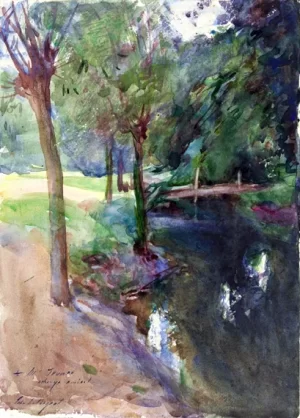The Shadowed Stream 1883 by John Singer Sargent