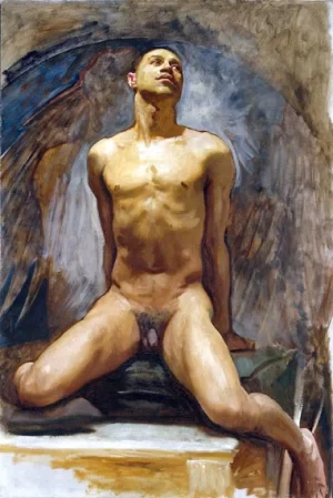 Nude Study of Thomas E. Mckeller by John Singer Sargent Nude Study of Thomas E. Mckeller by John Singer Sargent