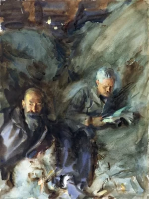 In a Hayloft 1904 by John Singer Sargent In a Hayloft 1904 by John Singer Sargent