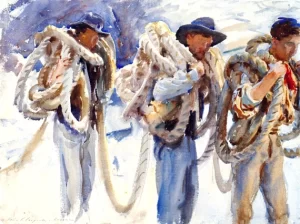 Workmen at Carrara by John Singer Sargent Workmen at Carrara by John Singer Sargent