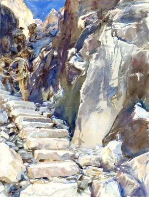 Carrara-Lizzatori I 1911 by John Singer Sargent Carrara-Lizzatori I 1911 by John Singer Sargent