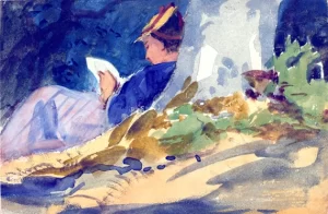Resting by John Singer Sargent Resting by John Singer Sargent