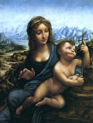 Madonna of the Yarnwinder by Leonardo Da Vinci