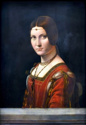 La belle ferronnière by Leonardo Da Vinci La belle ferronnière by Leonardo Da Vinci
